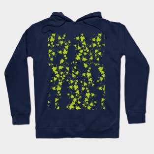 Green ivy leaves Hoodie